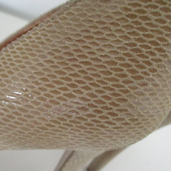 BCBGeneration "Parade" Womens Tan Leather .75" Platform Pump w/4" (net) Heel- 8M - Picture 9 of 11